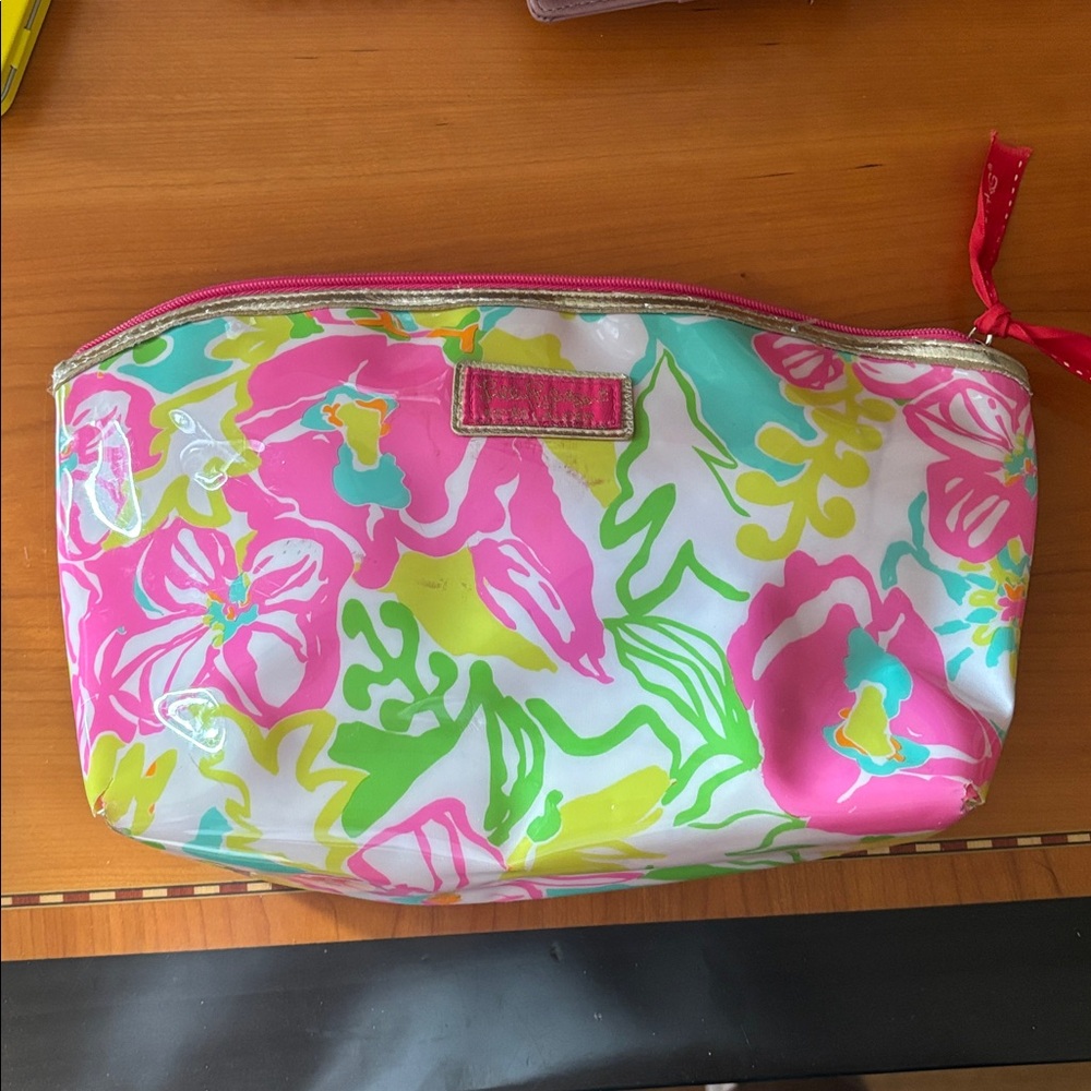 Lilly Pulitzer Colorful Floral Pouch